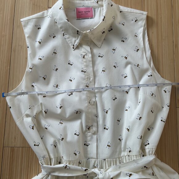 Kate Spade Honey Bee Tiered Shirt Dress Size S/4 - Picture 4 of 9
